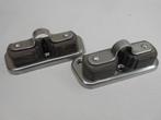 RVS/Tufnol Schootklemmen, Touwklemmen + geleider, 12 - 14 mm, Ophalen of Verzenden, Gebruikt, Overige typen