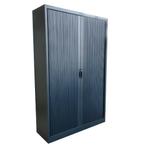 Roldeurkast Antraciet H197xB120xD45 3LB, Gebruikt, 100 tot 150 cm, Ophalen of Verzenden, Met slot