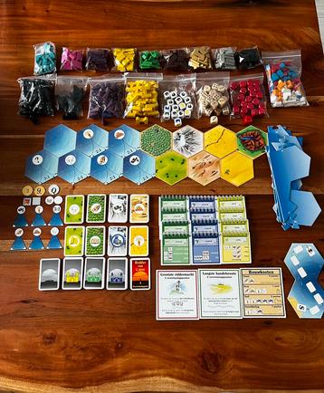 Kolonisten van catan losse onderdelen oude versie (hout) beschikbaar voor biedingen