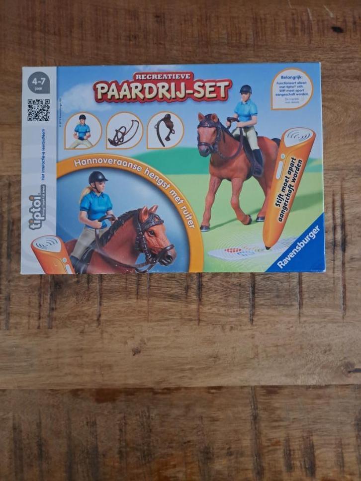 Tiptoi recreatieve paardrij-set, Kinderen en Baby's, Speelgoed | Educatief en Creatief, Gebruikt, Elektronica, Ontdekken, Met geluid
