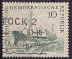 DDR 1961 Vissersboot, Ophalen of Verzenden, Gestempeld, Dier of Natuur