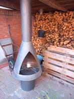 tuinhaard met barbecue, Ophalen, Gebruikt