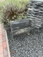 Stapel blok 12x12x60 cm - antraciet 5 stuks, Tuin en Terras, Ophalen, Zo goed als nieuw, Rond, Minder dan 60 cm