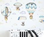 Schattige dieren luchtballon muurstickers, Ophalen of Verzenden, Nieuw, Wanddecoratie