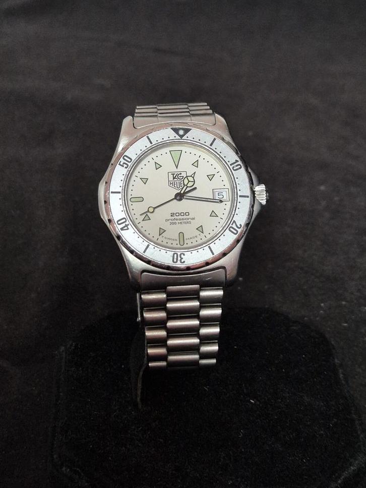 Tag Heuer 972.006, Sieraden, Tassen en Uiterlijk, Horloges | Heren, Zo goed als nieuw, TAG Heuer, Staal, Ophalen of Verzenden