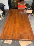 GRATIS Massief houten tafel, Huis en Inrichting, Tafels | Eettafels, Ophalen, Gebruikt, Eikenhout, 50 tot 100 cm