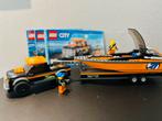 Lego city 60085 4x4 met speedboat, Ophalen of Verzenden, Zo goed als nieuw, Complete set, Lego