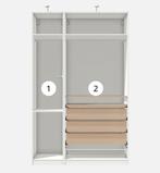 [Urgent] Spacious IKEA PAX wardrobe – almost new!, Ophalen, Overige materialen, 200 cm of meer, 75 cm of meer