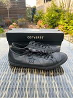 Converse schoenen | leer | zwart | maat 39, Converse, Gedragen, Ophalen of Verzenden, Sneakers of Gympen