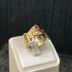 14k gouden ring massief slang prachtig model, 20 of groter, Heer, Ophalen of Verzenden, Zo goed als nieuw