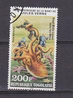 Togo 1980 dier inktvis jules verne, Verzenden, Overige landen, Gestempeld