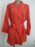 maat M, 1 oranje/rode H&M jas, ruglengte 87 cm., Maat 38/40 (M), H&M, Oranje, Ophalen of Verzenden