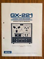 Akai GX-221 gebruiksaanwijzing, Ophalen of Verzenden, Onderdeel