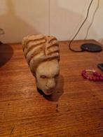 Antiek stenen beeld van een vrouwenhoofd, Ophalen of Verzenden