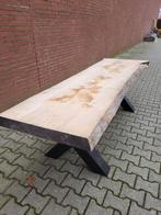 Boomstam tafel 8 cm dik uit 1 stuk !, 200 cm of meer, 50 tot 100 cm, Nieuw, Rechthoekig