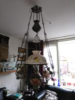 Te koop antieke majolica hanglamp, Antiek en Kunst, Antiek | Lampen, Ophalen