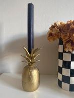 Ananas kandelaar goud, Overige kleuren, Nieuw, Ophalen of Verzenden, Metaal