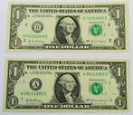 ** 2017  -  USA  - 2 x One Dollar Washington  -   UNC **, Verzenden, Noord-Amerika, Setje