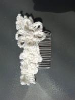 Gehaakte haaraccessoire, Ophalen of Verzenden, Zo goed als nieuw, Wit, Accessoires