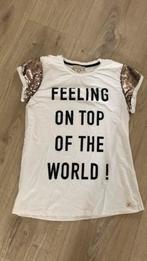 Mooi wit shirt van josh V maar XL, Wit, Maat 46/48 (XL) of groter, Ophalen of Verzenden, Korte mouw