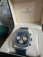 Jacob Zech Florence Z3.1535.003, Sieraden, Tassen en Uiterlijk, Horloges | Heren, Overige merken, Leer, Staal, Polshorloge