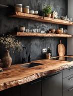 Keuken wandplanken ruime keuze geschuurd of zelf schuren, Ophalen, Nieuw, 25 tot 50 cm