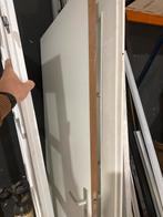 Witte Binnendeur met Glas, Ophalen, Gebruikt, 80 tot 100 cm, Binnendeur