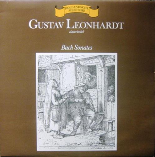 Gustav Leonhardt, Johann Sebastian Bach – Bach Sonates LP, Cd's en Dvd's, Vinyl | Klassiek, Gebruikt, Barok, Overige typen, Overige formaten