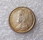 25 Cent 1918, Postzegels en Munten, Munten | Nederland, Verzenden, Zilver, 25 cent, Koningin Wilhelmina