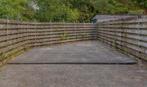 gratis tegels 23,5m2 glad grijs 50 x 50 x 5, Ophalen, Zo goed als nieuw, Beton, Terrastegels