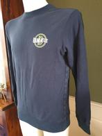 Banlieue zeer nette blauwe trui met print op rug mt S 46, Kleding | Heren, Zo goed als nieuw, Maat 46 (S) of kleiner, Banlieue