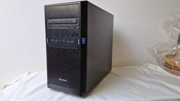 Super Stille Krachtige PC + 20”Lcd + Win10 SSd + 500 GB/HD beschikbaar voor biedingen