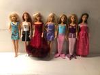 Barbie Mattel, 7 stuks + Barbie kleding, Gebruikt, Ophalen of Verzenden, Barbie