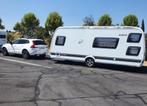 Dethleffs – Camper - 530 FSK met stapelbed en voorttent, Caravans en Kamperen, 7 tot 8 meter, Treinzit, Particulier, Dethleffs