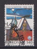 Føroyar; Meisjes scouting - Michel 41, gebruikt., Verzenden, Denemarken, Gestempeld