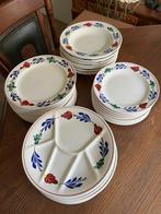 Boerenbont borden, Huis en Inrichting, Keuken | Servies, Gebruikt, Ophalen of Verzenden, Bord(en), Overige stijlen