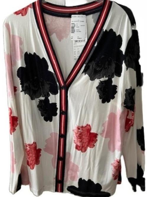 NIEUW Frank Walder vest wit zwart roze rood maat 44, Kleding | Dames, Truien en Vesten, Nieuw, Maat 42/44 (L), Overige kleuren