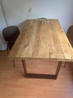 Eettafel 4 persoons, Ophalen, Gebruikt, Robuuste industriële eettafel, Vier personen