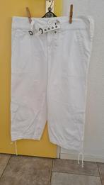 Een mooie witte broek mt M, Maat 38/40 (M), Wit, Ophalen of Verzenden, Zo goed als nieuw
