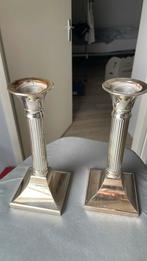 Verzilverde kandelaars 2 stuks Quist w germany, Antiek en Kunst, Ophalen of Verzenden, Zilver