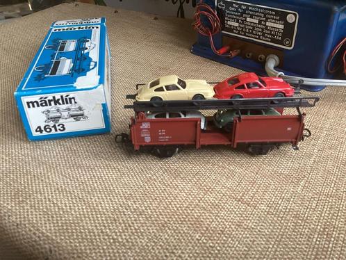 Marklin 4613 DB autotransporter met vier auto’s NIEUW IN OVP, Hobby en Vrije tijd, Modeltreinen | H0, Nieuw, Wagon, Märklin, Ophalen of Verzenden