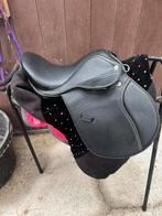 Zeer net Shetlander pony zadel 13 inch leer, Ophalen of Verzenden, Zo goed als nieuw, Overige soorten