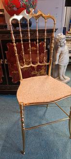 Giuseppe Descalzi Chiavari messing stoel, Huis en Inrichting, Ophalen, Overige kleuren, Metaal, Eén