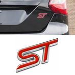 Ford ST logo embleem, rood, Fiesta Focus Kuga., Verzenden