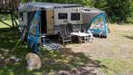 Hobby caravan - De Luxe bj 1997, Vast bed, Hobby, 5 tot 6 meter, 1250 - 1500 kg