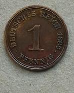 Duitsland, 1 pfennig 1886 A, Ophalen of Verzenden, Duitsland, Losse munt