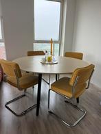 Tafel van Fonq, Huis en Inrichting, Tafels | Eettafels, Ophalen, Zo goed als nieuw, Rond, 100 tot 150 cm