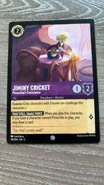 Disney Lorcana Jiminy Cricket pinocchio 44-204 2RTF nonfoil, Ophalen of Verzenden, Zo goed als nieuw, Losse kaart