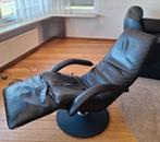 Jori lederen relaxzetel - manueel verstelbaar, Huis en Inrichting, Fauteuils, Gebruikt, Klassiek, Ophalen of Verzenden, 50 tot 75 cm