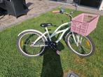Stoere meisjesfiets 24 inch met krat, Ophalen, Gebruikt, 24 inch, Handrem